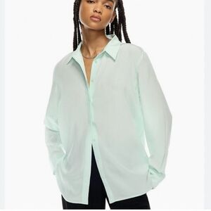 Aritzia Babaton Academy silk shirt size M